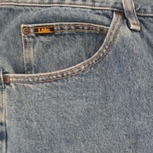 LEE Med Blue Jean Shorts for Men SZ 42 Cotton